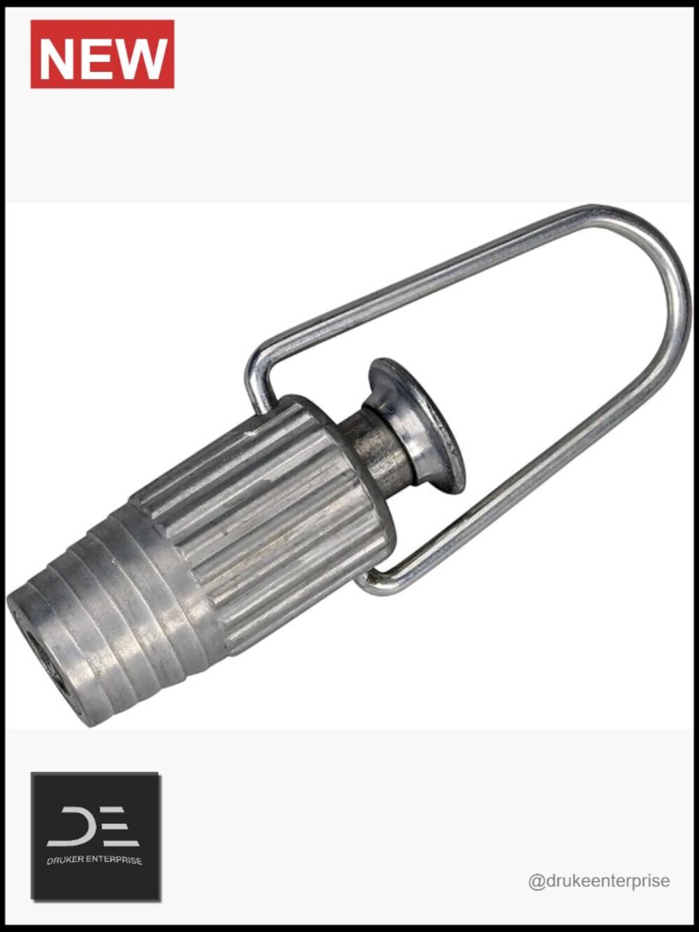 Clothesline Tightener Aluminum Spring Loaded Ball Bearing Grip